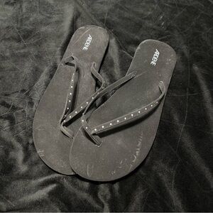 Rhinestone Flip Flops,